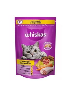 Вискас подушечки паштет курица, индейка 350г