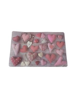 Салфетка сервировочная "Heart", 43*28 см, микс динайна