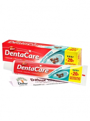 DENTA CARE зубная паста Защита от кариеса 125+20 мл