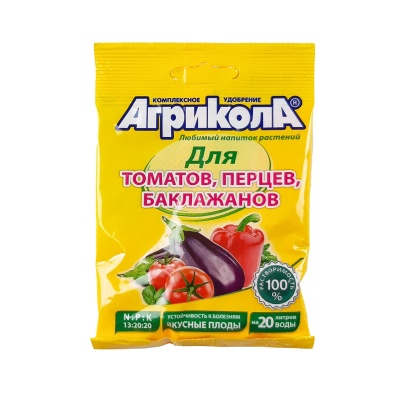 Удобрение Агрикола №3 для томатов, перцев, баклажанов, 50 г