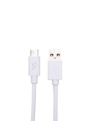 Кабель TYPE-C Sh. SHX1CW RAPID CHARGING CABLE, 1 м., белый