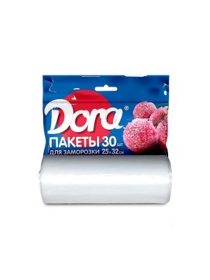 Пакеты заморозки и хранения 26х40см, 50+5шт в подарок Dora