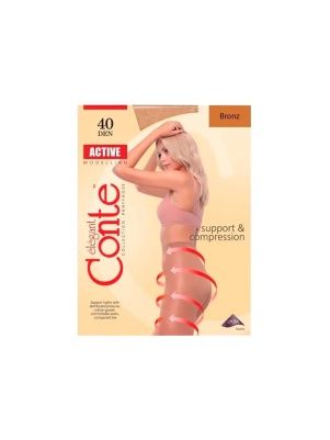 Колготки женские CONTE ELEGANT ACTIVE 40, р.3, bronz