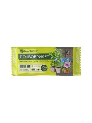Почвобрикет Крепкая рассада, 10 л