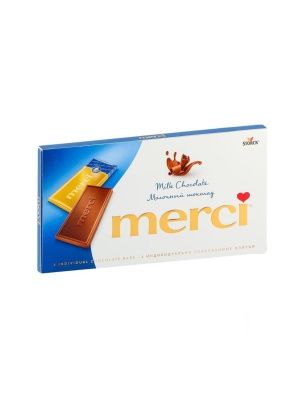 Молочный шоколад  Merci 100г