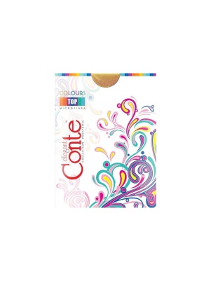 Колготки жен. CONTE ELEGANT COLOURS TOP 50, р.3, orange
