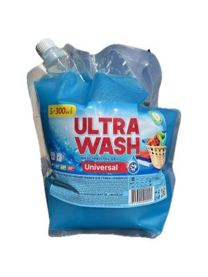 Средство моющее жидкое для стирки "ULTRA WASH Универсал", 5,3 л (дой-пак)