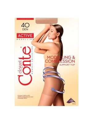 Колготки женские CONTE ELEGANT ACTIVE 40, р.4, bronz