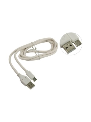 Дата-кабель "Smartbuy" USB 2.0 - USB TYPE C, белый, длина 1,0 м