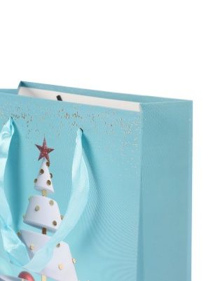 Пакет подарочный "Подарки под елкой", 26*32*10 см