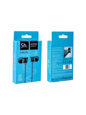 Наушники (Вставные) Sh. SHM21BL EARPHONE (BLACK)